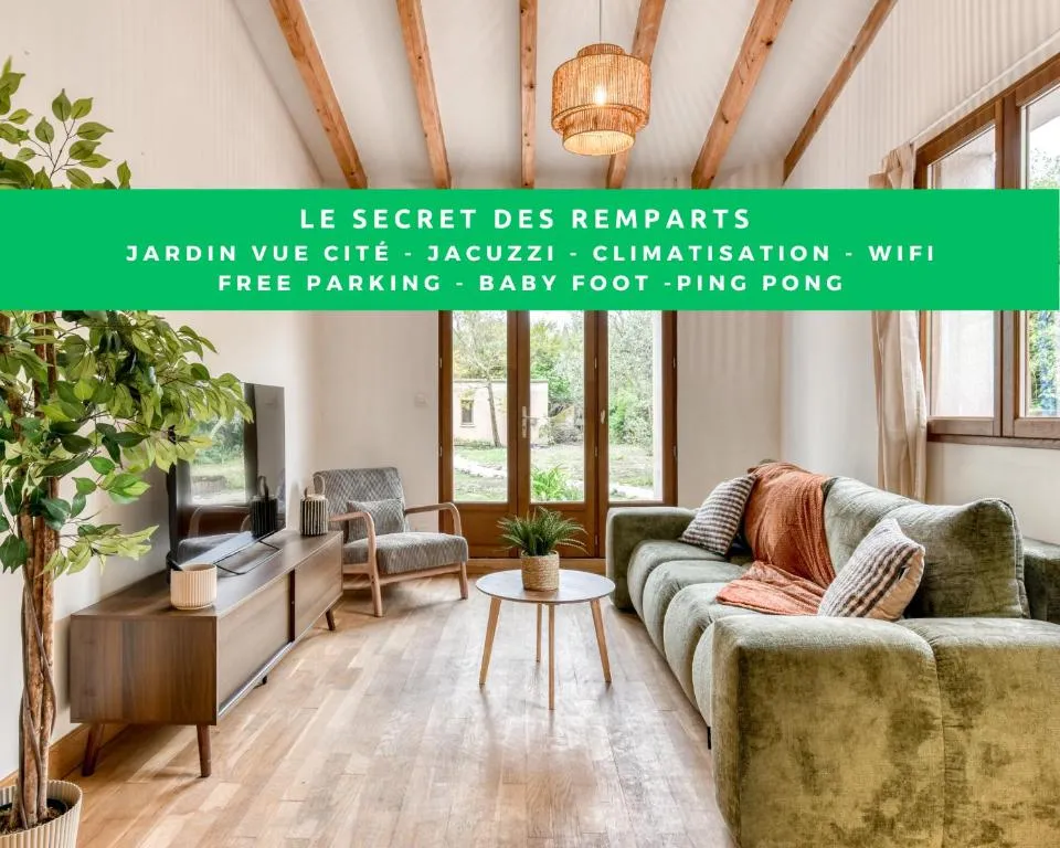 Le Secret des Remparts - villa cinq étoiles avec jacuzzi et vue sur la Cité (Carcassonne, Aude)