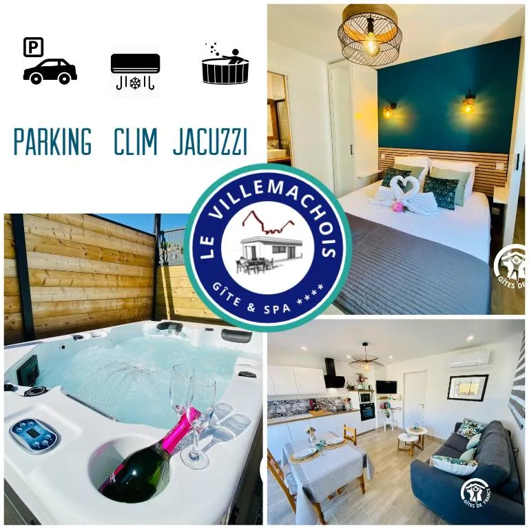 Le Villemachois - Gîte 4 étoiles avec jacuzzi couvert (Villemoustaussou, Aude)