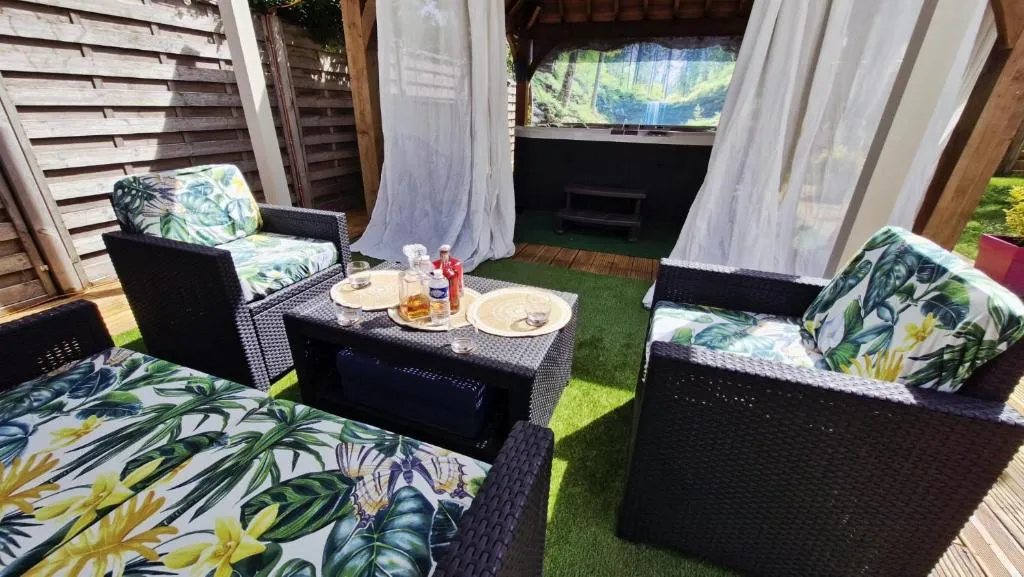 Les Trois Palmiers, gîte avec spa à Les Bréviaires - photo 3 sur 11