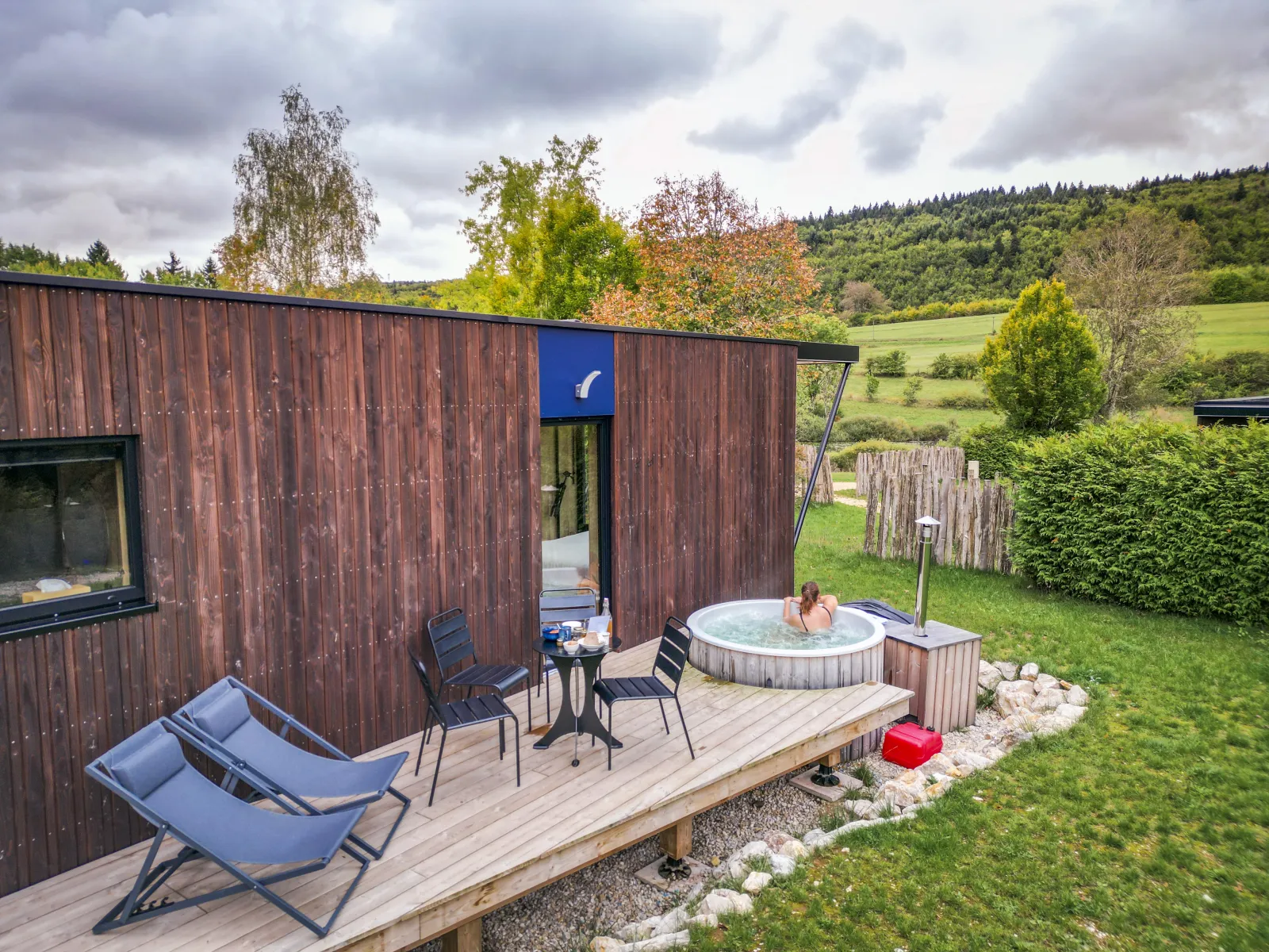 Lodge Duo et Tribu sur Terre & Bain Nordique Privatif, cabane à Plateau d'Hauteville - photo 3 sur 12
