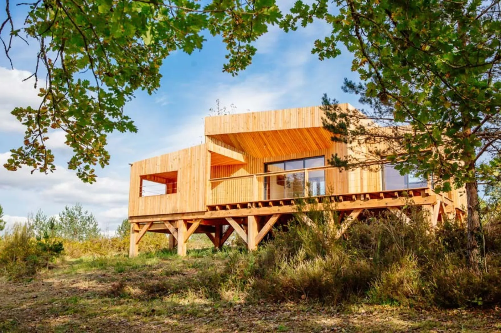 Lodge Spa Grand Air avec jacuzzi - Domaine de la Marterie (Saint-Félix-de-Reilhac-et-Mortemart, Dordogne)