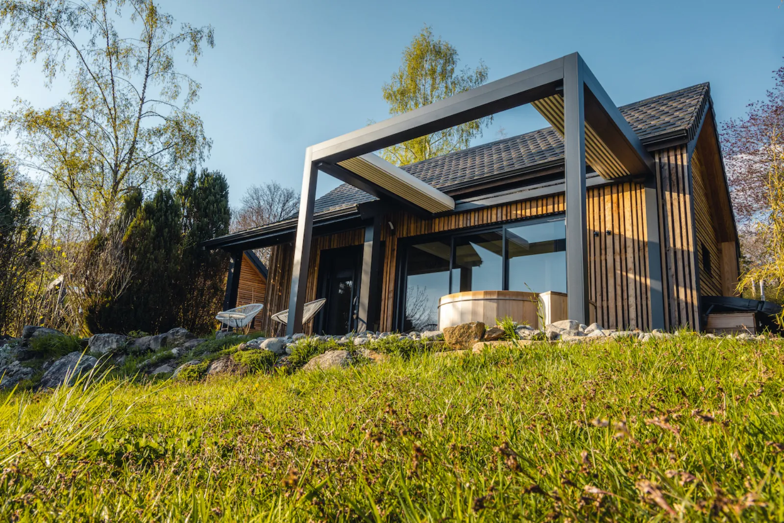 Lodge Spa privatif Parenthèse - Écrin d'Auvergne Lodges et Spa (Marchal, Cantal)