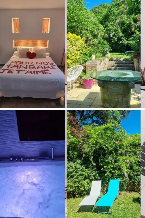 Loft Jacuzzi et Jardin, gîte avec spa à Saint-Prix - photo 2 sur 11