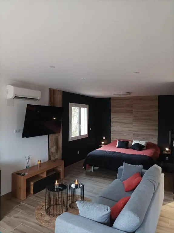 Loft Ospariegeois sauna et jacuzzi - un loft bien-être avec vue sur la montagne (Lavelanet, Ariège)