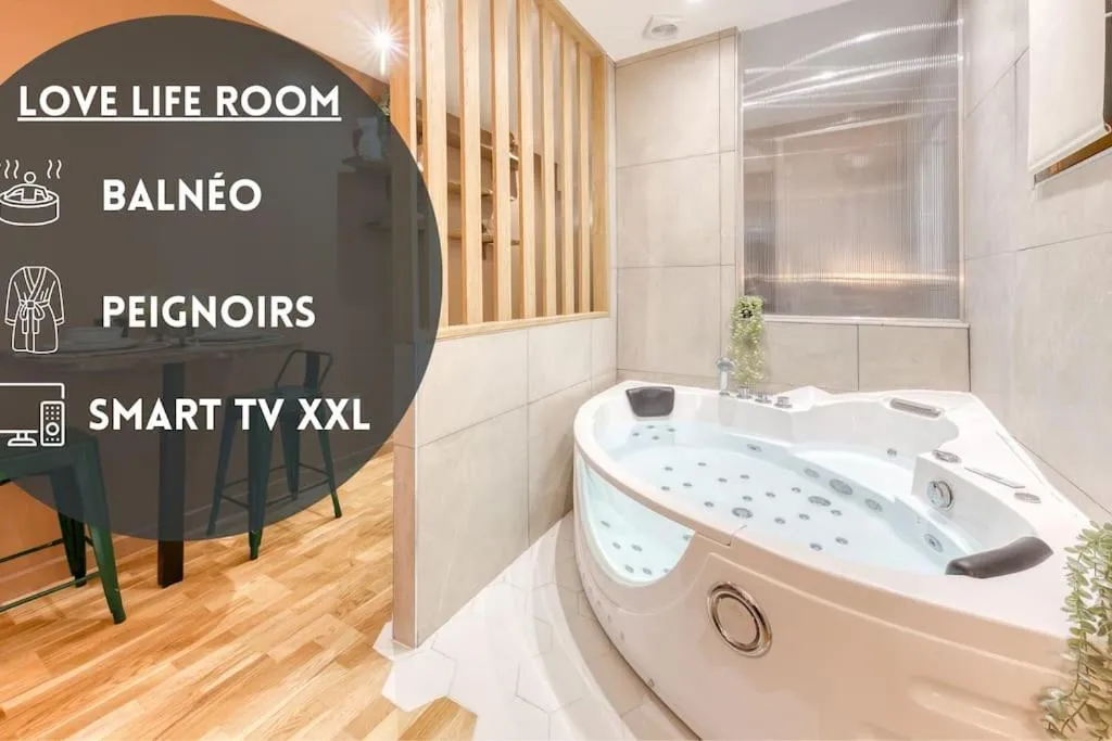 Love Life Room d'Étampes - Jacuzzi, Netflix et accès autonome (Étampes, Essonne)