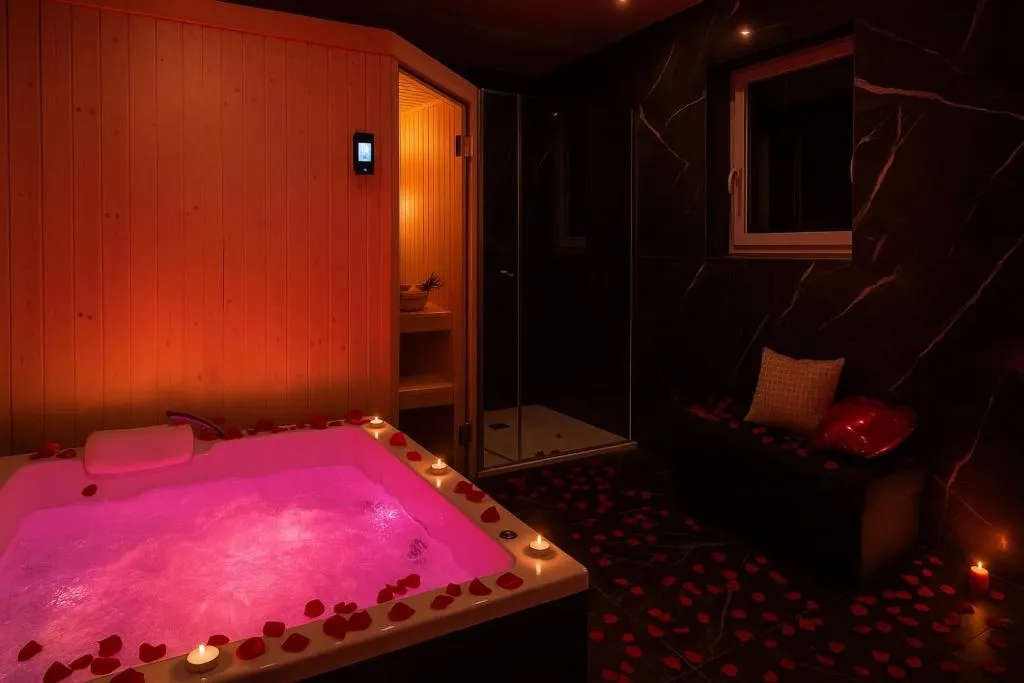 Love room du Vivier - Sauna, bain à remous et jardin (Royan, Charente-Maritime)