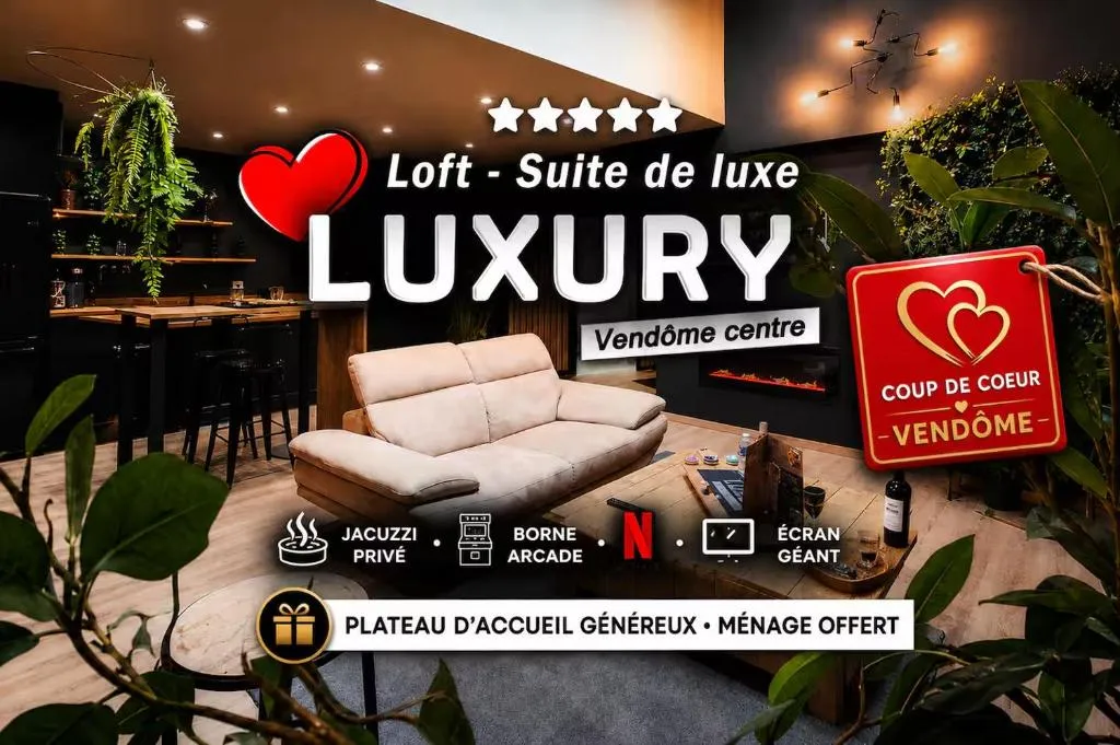 Luxury Loft Vendôme - Loft entier avec baignoire balnéo (Vendôme, Loir-et-Cher)