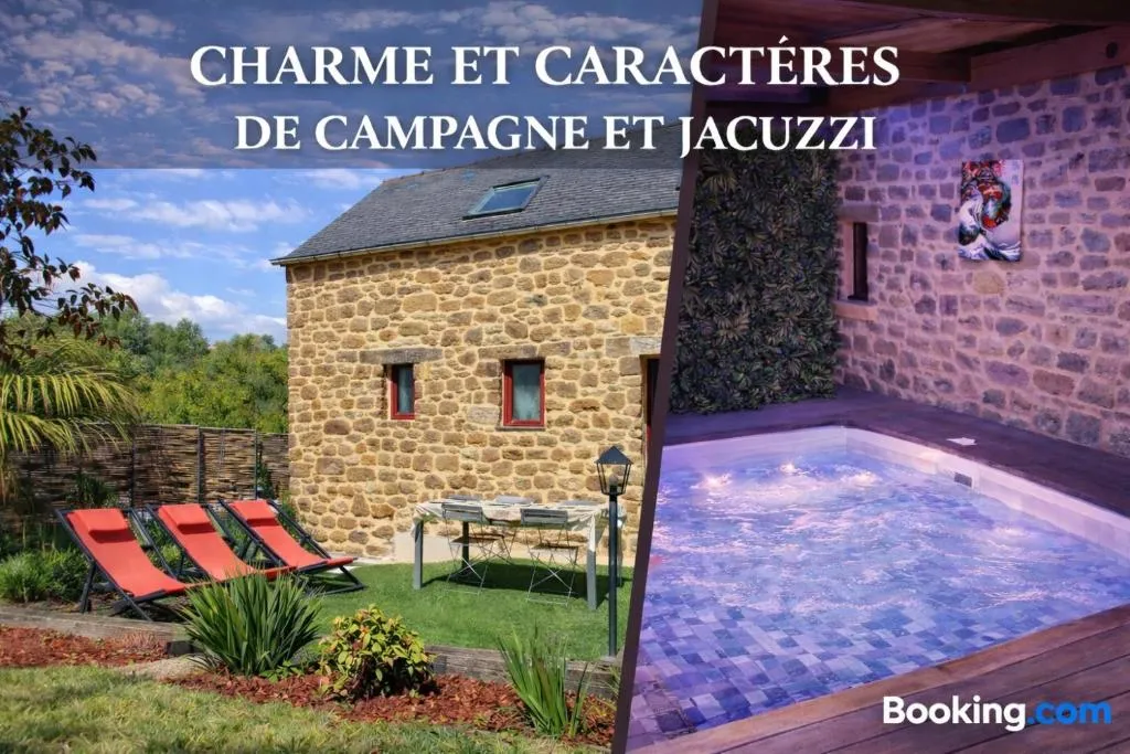 Maison de campagne Jacuzzi XXL - charme rural et piscine intérieure (Tinténiac, Ille-et-Vilaine)