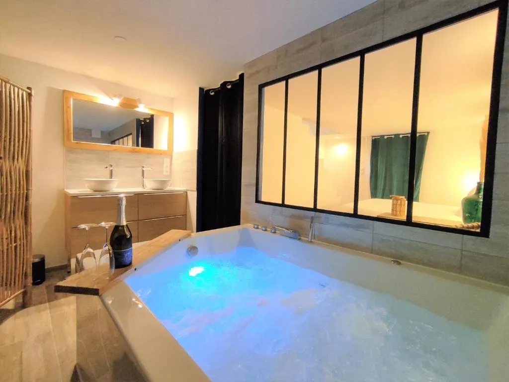 Maison Spa et Deux Suites - Bain à remous et terrasse près de la gare (Vichy, Allier)