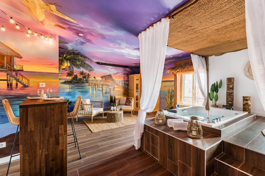 Moments de Douceur - Suites Laponie et Tahiti avec sauna et bain à remous (Boulieu-lès-Annonay, Ardèche)