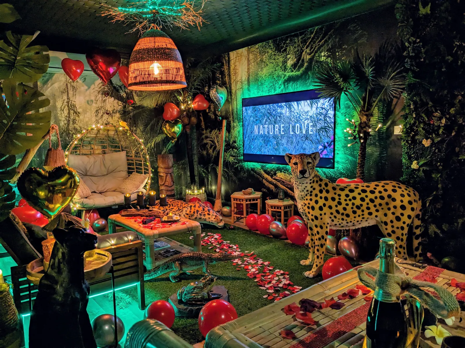 Nuit insolite avec Spa, sauna et jardin privatifs immersion en AMAZONIE, chambre à thème à Le Passage d'Agen - photo 2 sur 12