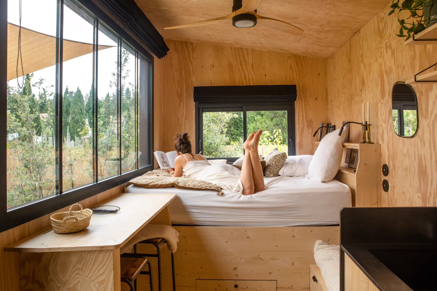 Pépiite Terre de Provence - Tiny house avec jacuzzi en pleine nature (Châteaurenard, Bouches-du-Rhône)