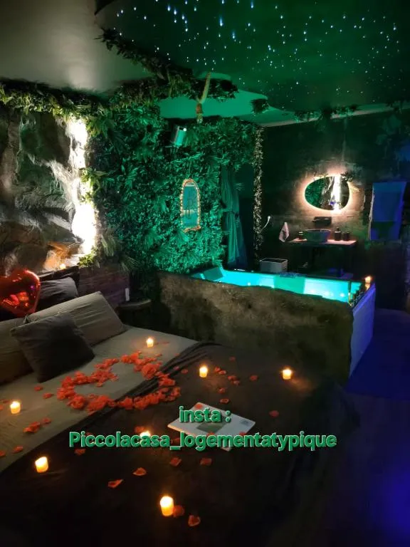 Piccola Casa côté Forêt - Appartement balnéo avec terrasse sur jardin (La Verpillière, Isère)