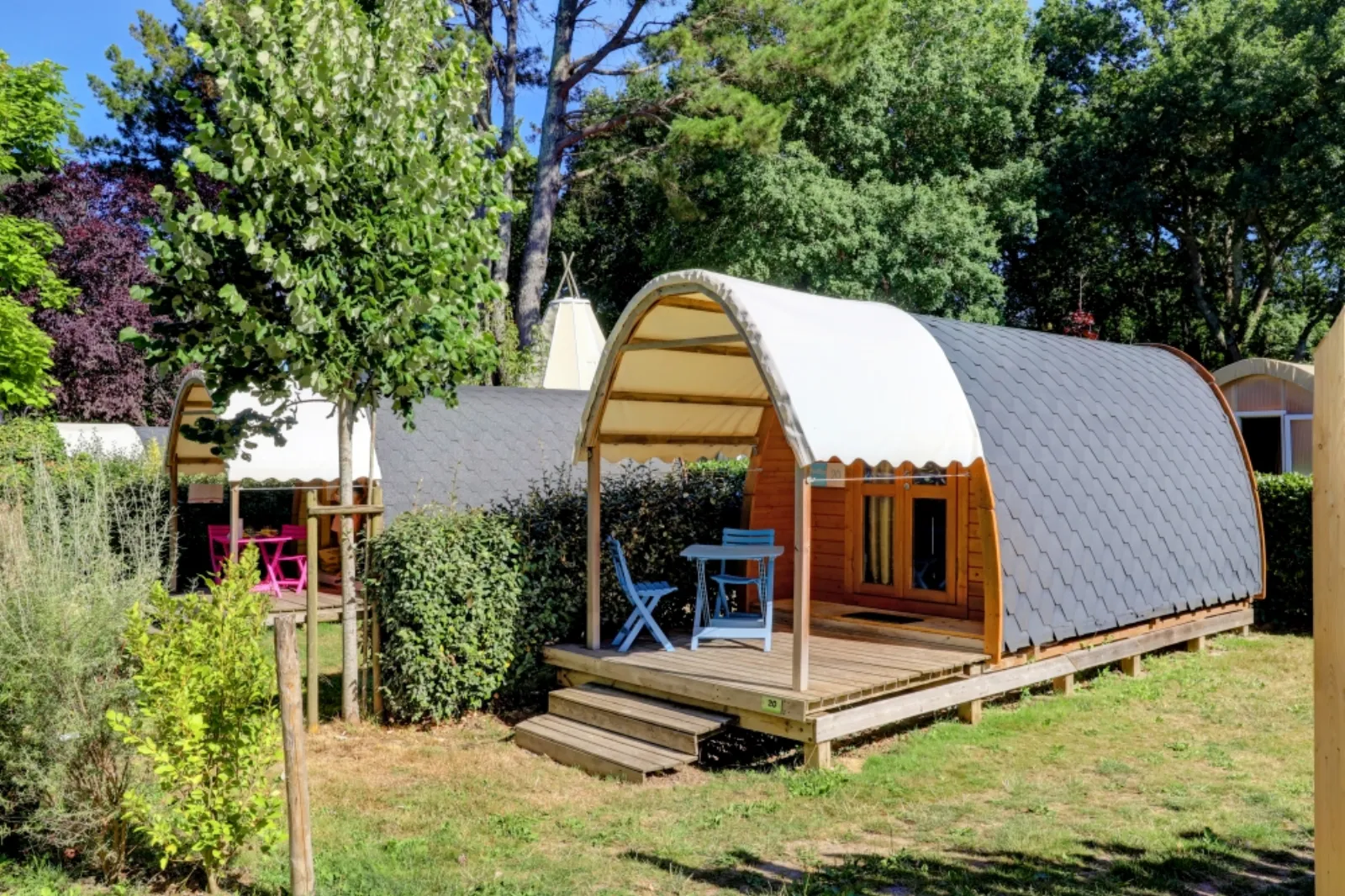 Pod Duo 1 - Camping de l'Étang du Pays Blanc (Guérande, Loire-Atlantique)