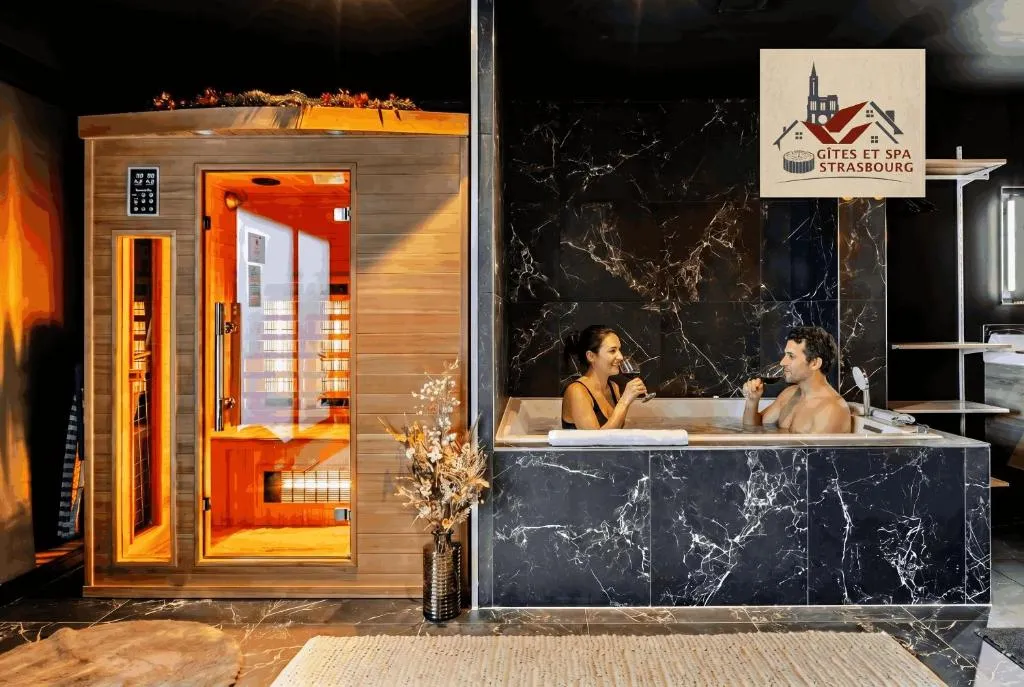 Refuge jacuzzi de Truchtersheim - Jacuzzi chauffé et sauna (Truchtersheim, Bas-Rhin)