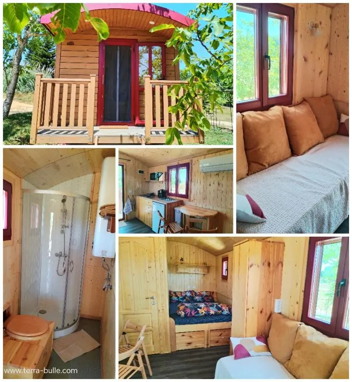 Roulotte Terra Bulle, gîte avec spa à Lédat - photo 3 sur 12