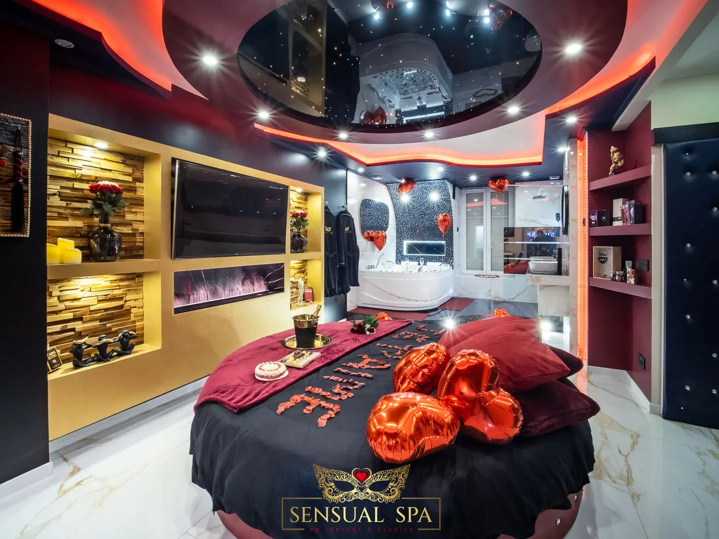 Sensual Room & Spa - Love Room Jacuzzi Hammam Terrasse (Nancy, Meurthe-et-Moselle)