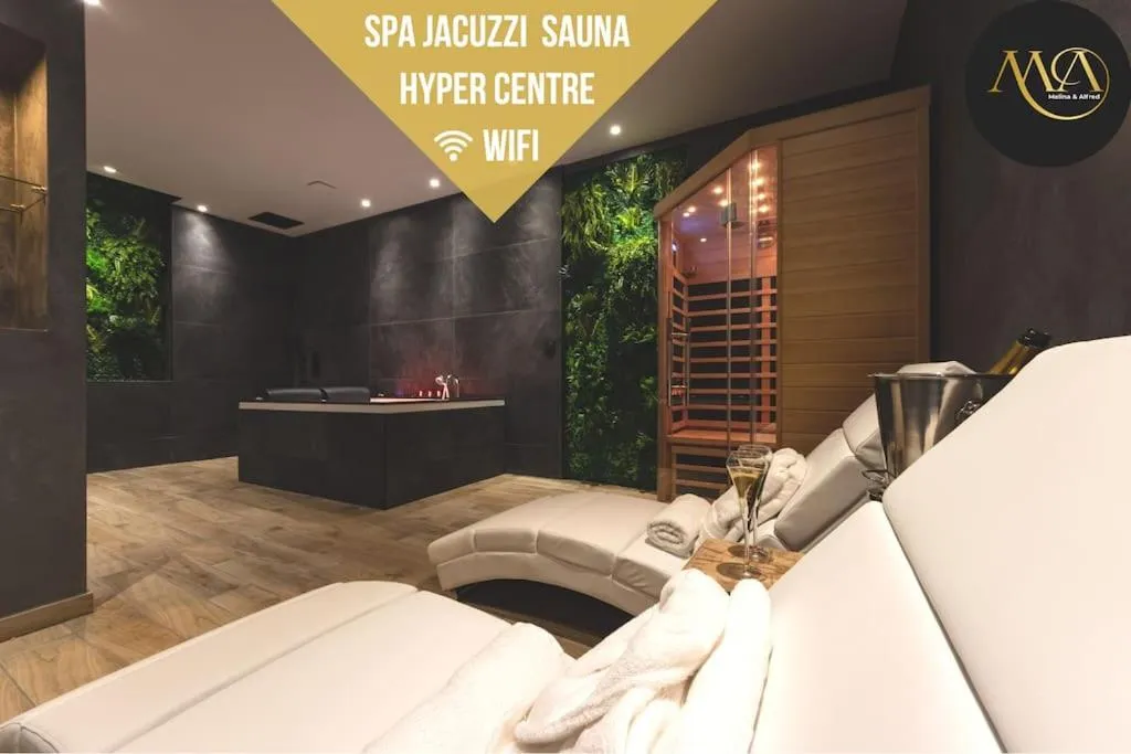 Spa Jacuzzi Sauna d'Agen - Appartement climatisé avec espace bien-être (Agen, Lot-et-Garonne)