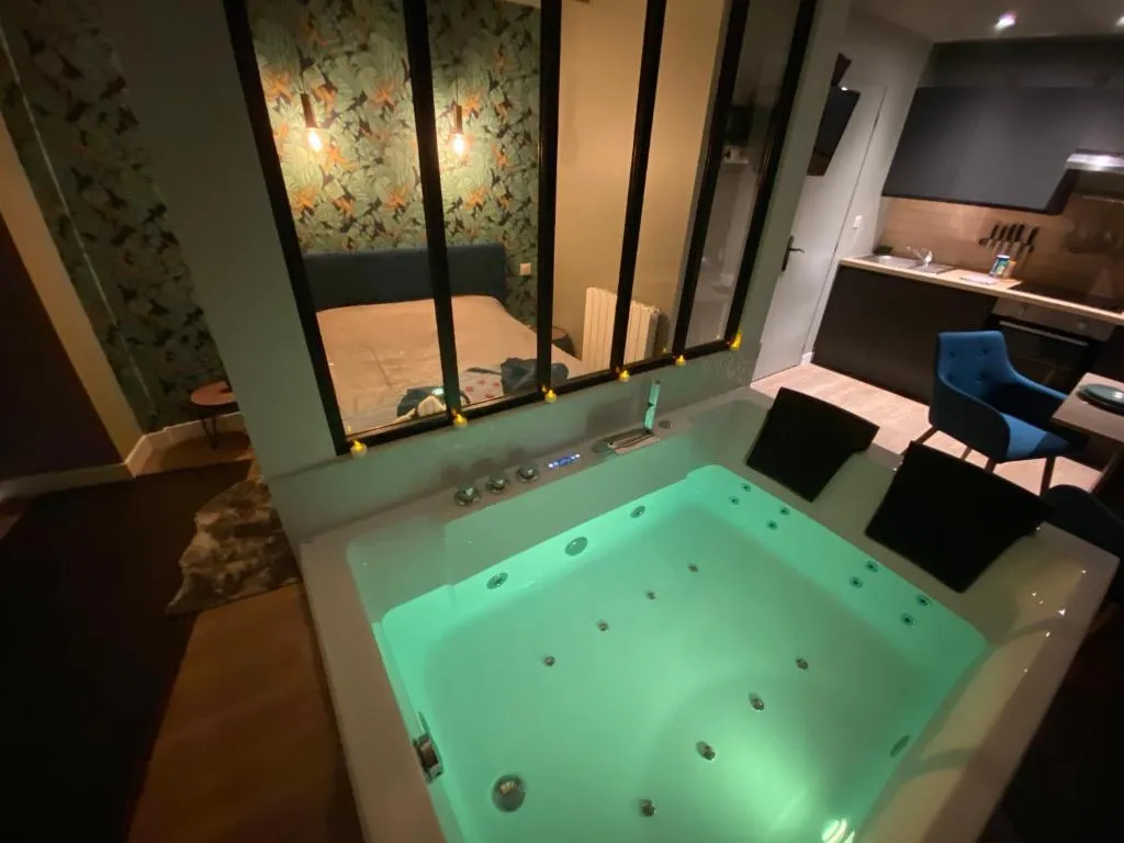 Studio balnéo boulevard de la Marne, gîte avec spa à Rouen - photo 3 sur 12