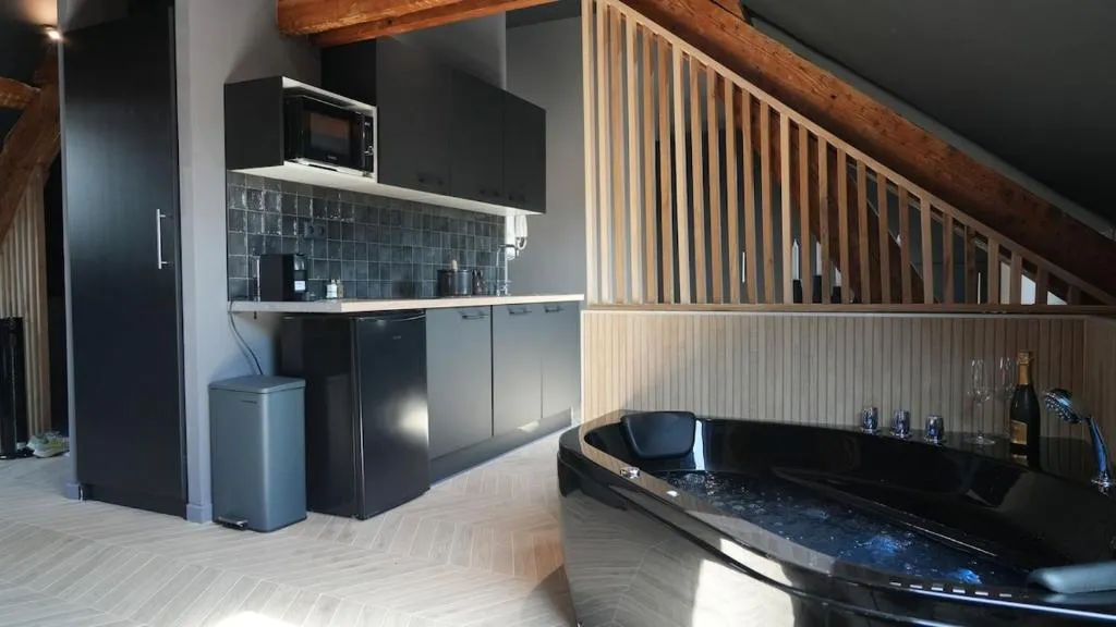 Studio Balnéo Denfert-Rochereau, gîte avec spa à Belfort - photo 3 sur 12