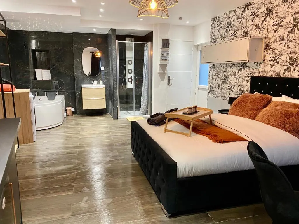 Studio balnéo Saint-Gervais, gîte avec spa à Rouen - photo 2 sur 12