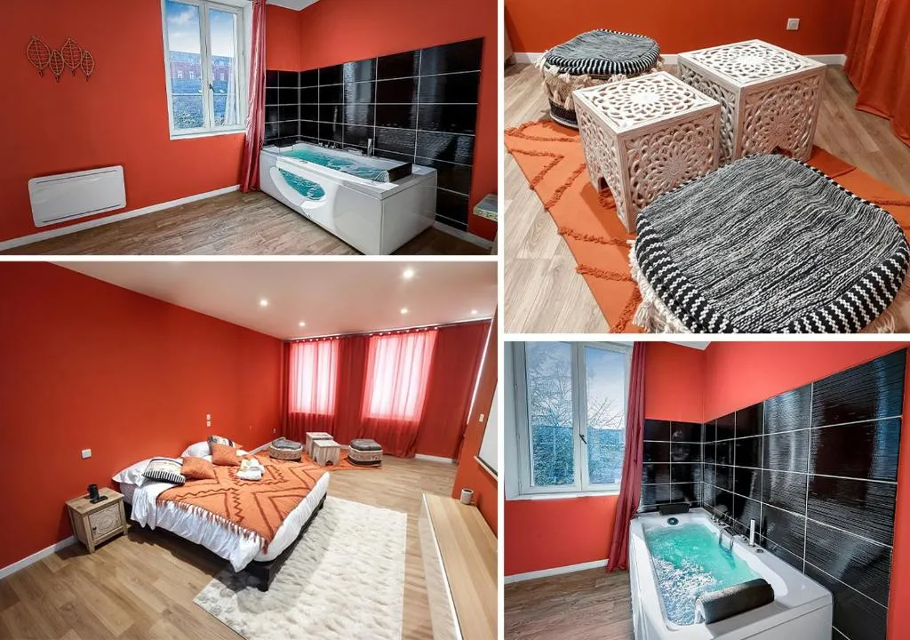 Studio chic N2 jacuzzi, gîte avec spa à Roubaix - photo 2 sur 12
