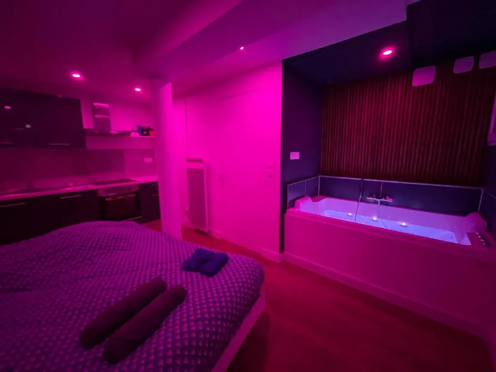 Studio jacuzzi Beauvoisine, gîte avec spa à Rouen - photo 3 sur 12