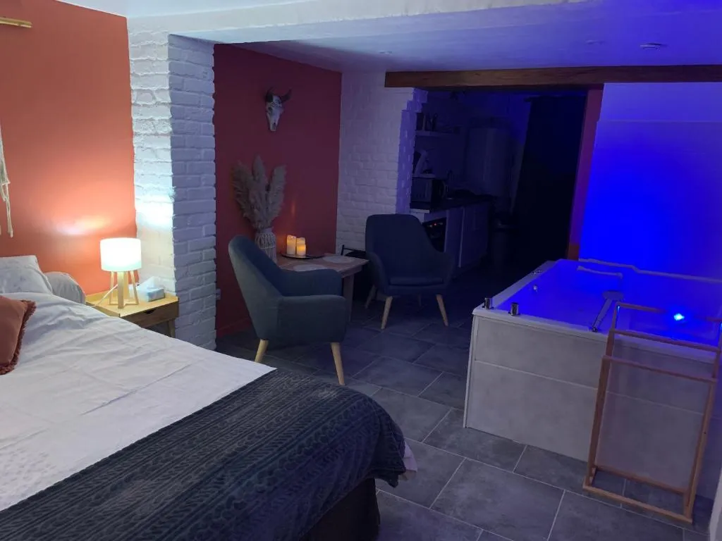 Studio jacuzzi et terrasse, gîte avec spa à Hazebrouck - photo 3 sur 5