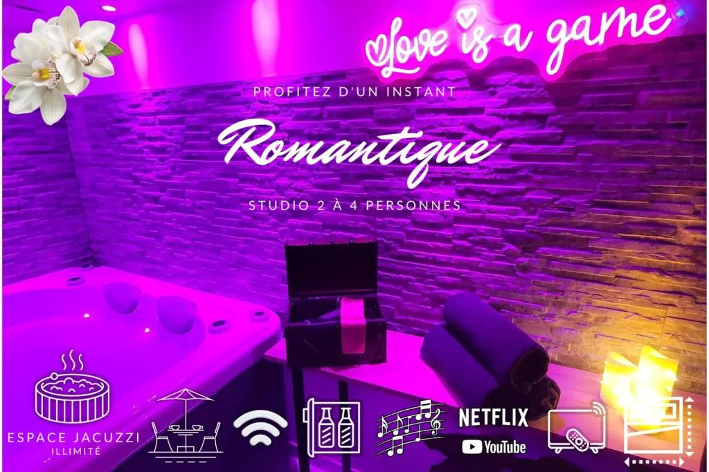 Studio L'Orchidée - jacuzzi intérieur accessible toute l'année (Juvignac, Hérault)