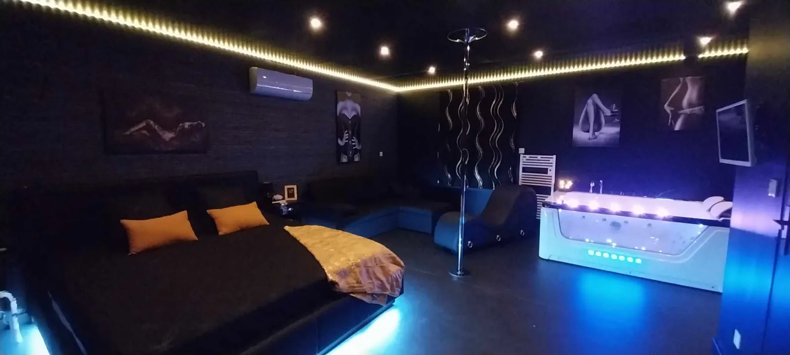 Suite balnéo d'Alençon - Baignoire pour deux et douche spacieuse (Alençon, Orne)