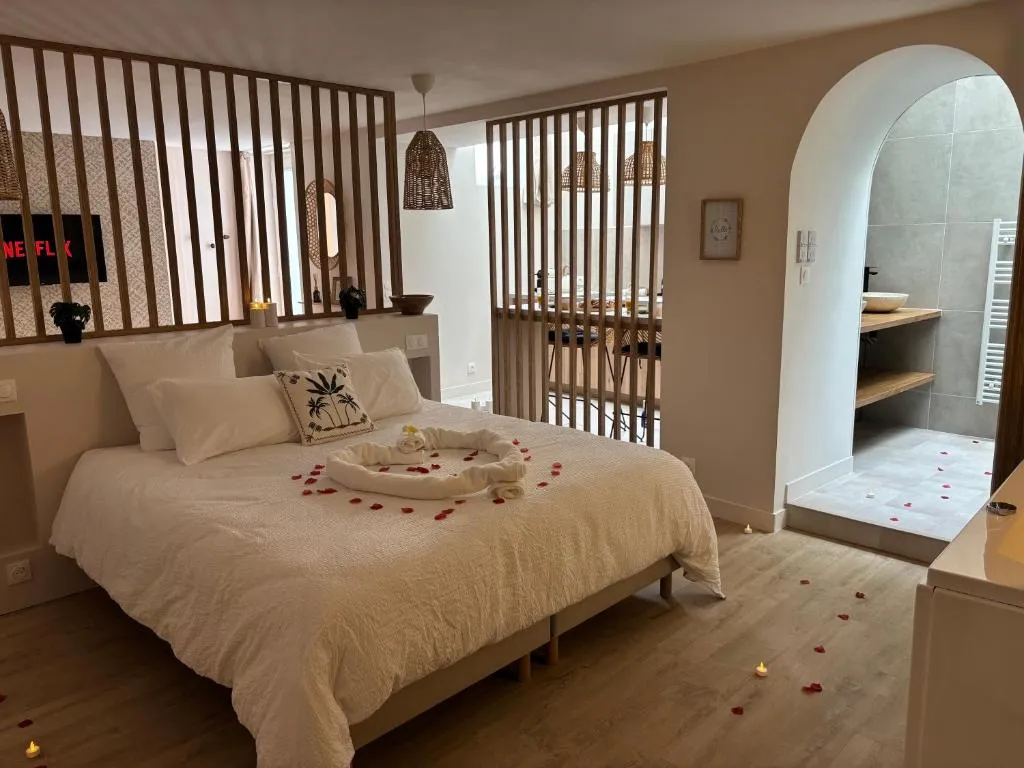 Suite Banjar-Luxe, gîte avec spa à Saint-Aubin-d'Aubigné - photo 2 sur 12