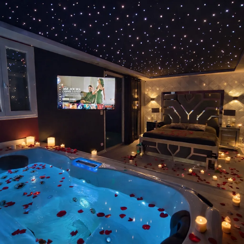 Suite Cristal et Jacuzzi, gîte avec spa à Lignières-de-Touraine - photo 2 sur 6
