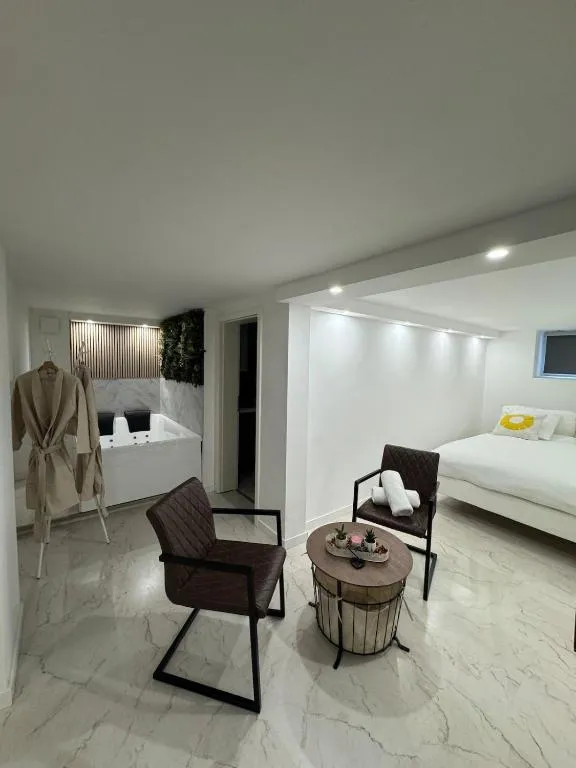 Suite jacuzzi de Mondelange - Appartement climatisé avec bain à remous (Mondelange, Moselle)