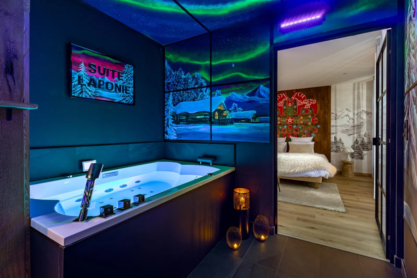 Suite Laponie & Balnéo - Suite nordique avec balnéo et sauna (Boulieu-lès-Annonay, Ardèche)