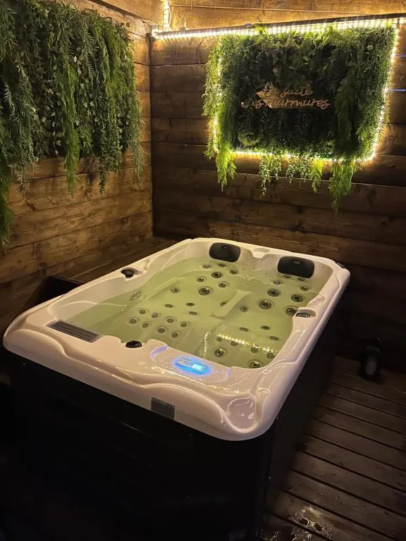 Suite Murmures et Spa - Appartement climatisé avec bain à remous (Scionzier, Haute-Savoie)