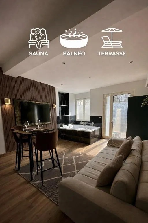 Suite Prestige de Soissons - bain à remous et sauna privatifs (Soissons, Aisne)