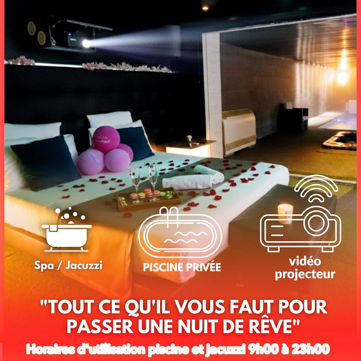 Suite Royale, gîte avec spa à Chelles - photo 2 sur 9