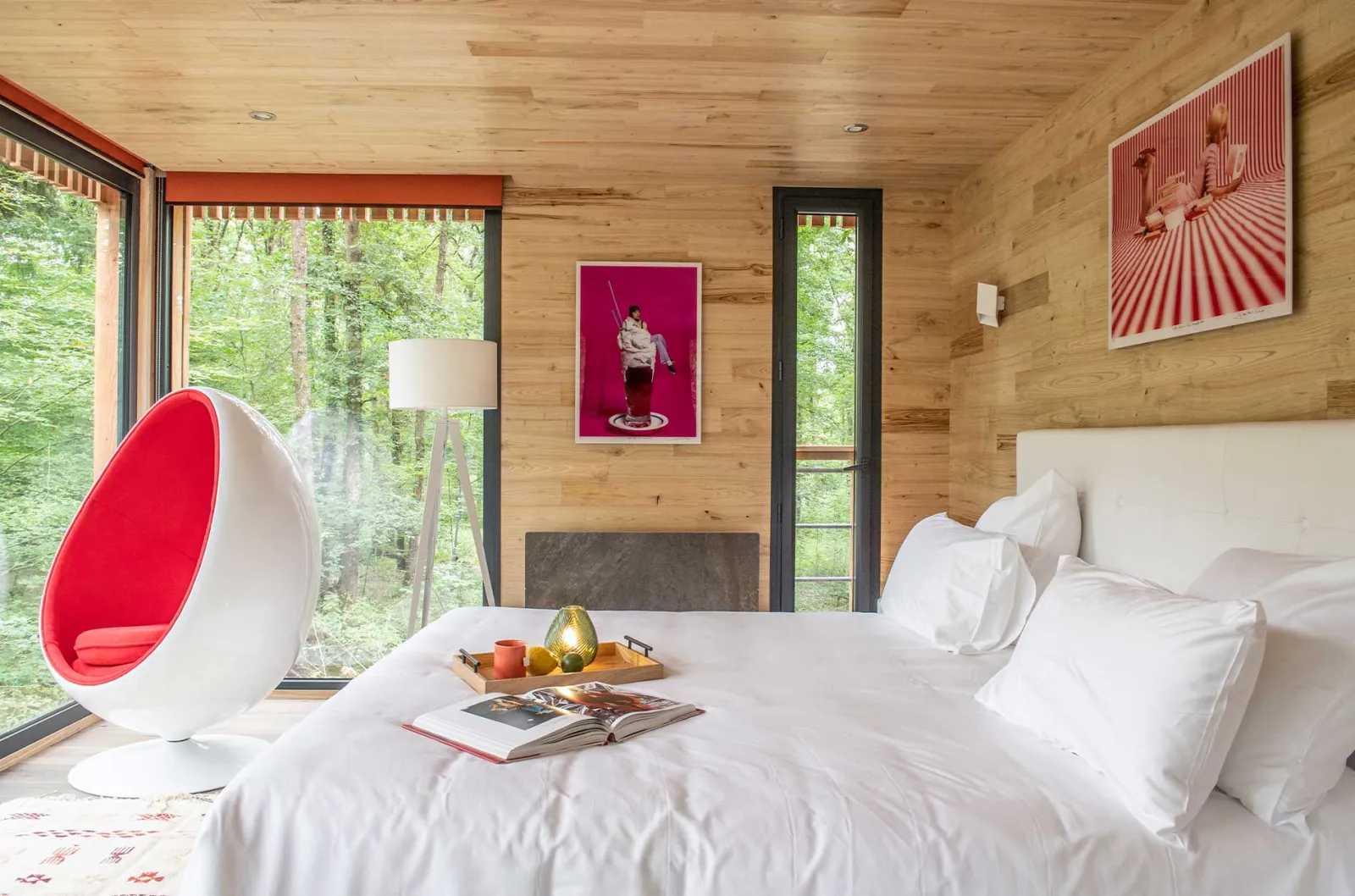 Suite Sixties - Cabane sur pilotis avec spa et sauna (Esvres-sur-Indre, Indre-et-Loire)