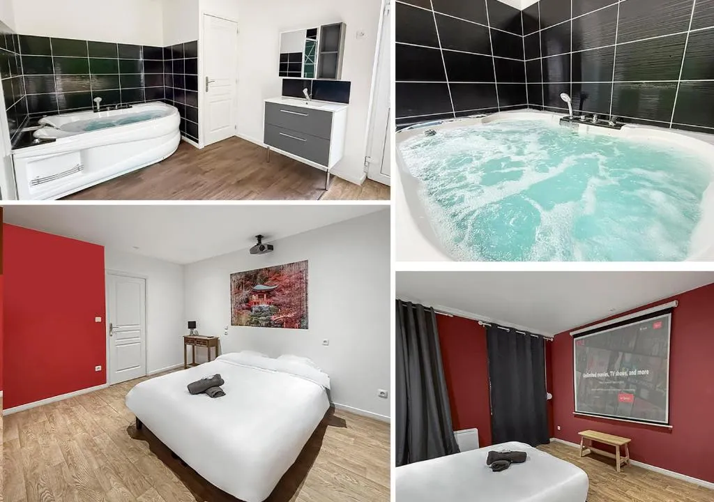 T2 lumineux N1 jacuzzi, gîte avec spa à Roubaix - photo 2 sur 12