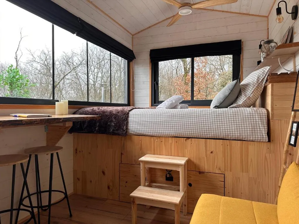 Tiny house au bain nordique, gîte avec spa à Lafrançaise - photo 2 sur 12