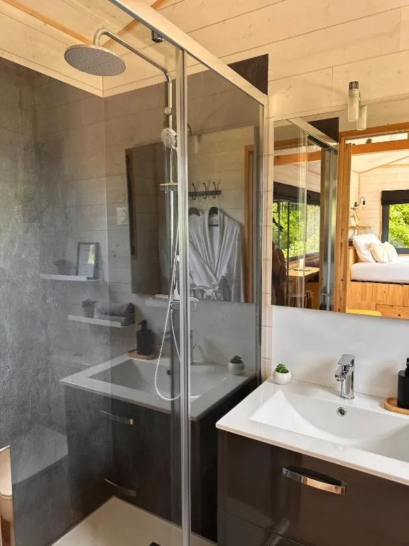 Tiny house au bain nordique, gîte avec spa à Lafrançaise - photo 3 sur 12