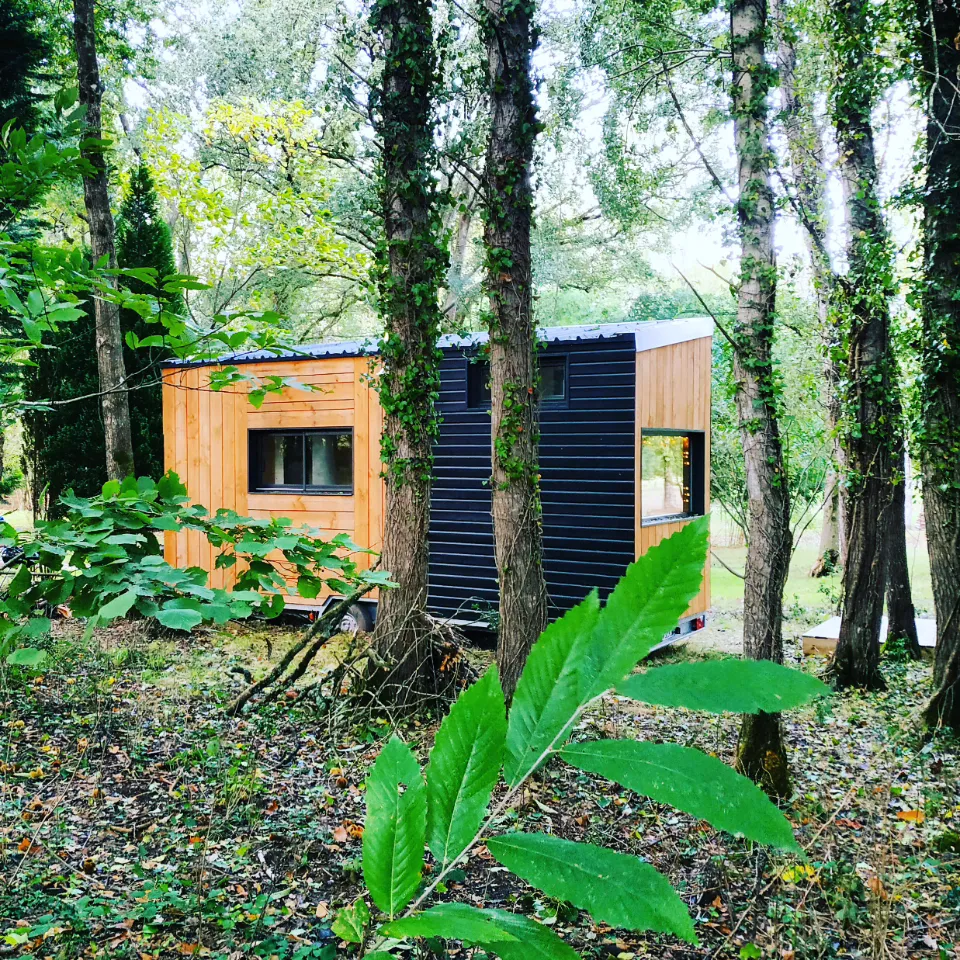 Tiny House Ty Kerval - Tiny house avec bain nordique privatif dans les bois (Sainte-Anne-sur-Brivet, Loire-Atlantique)