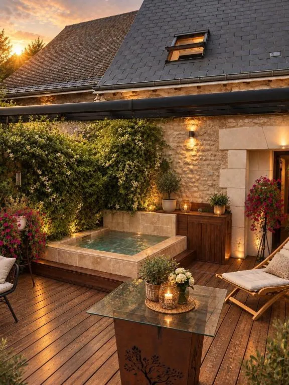 Villa Balnéo & Spa de Villampuy - Piscine privée pour 14 personnes (Villampuy, Eure-et-Loir)