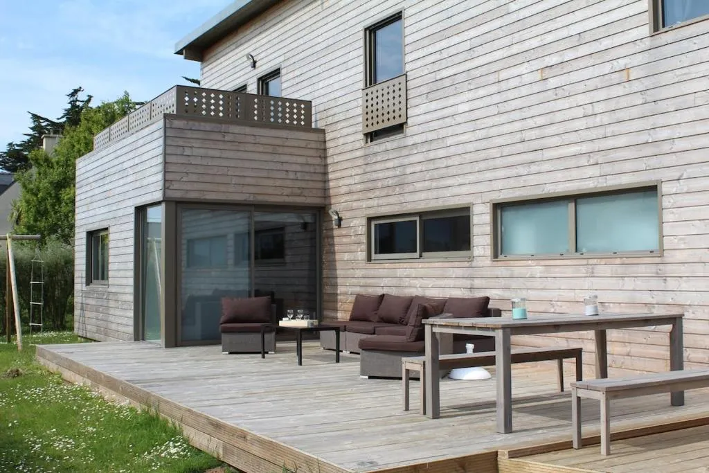 Villa piscine couverte de Plouescat - Jacuzzi et plage pour 10 (Plouescat, Finistère)